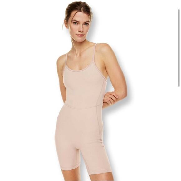 TNA Pants - TnAction TNA Aritzia Tan Camisole Activewear Romper Size Small